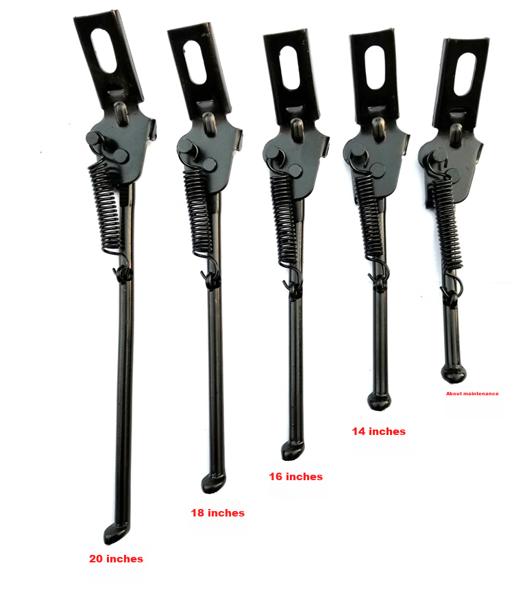 HOTUN Bicycle Foot Support, Mountain Bike Side Support, Adjustable Length Parking Rack Support, Bike Stand YXCT-3KKT 2