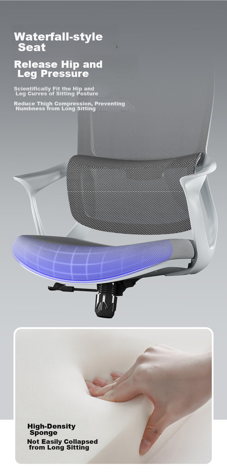 Loctek Computer Chair, Executive Chair YH71Pro, Ergonomic Chair, Office Chair, Comfortable Home Use, Reclining 7