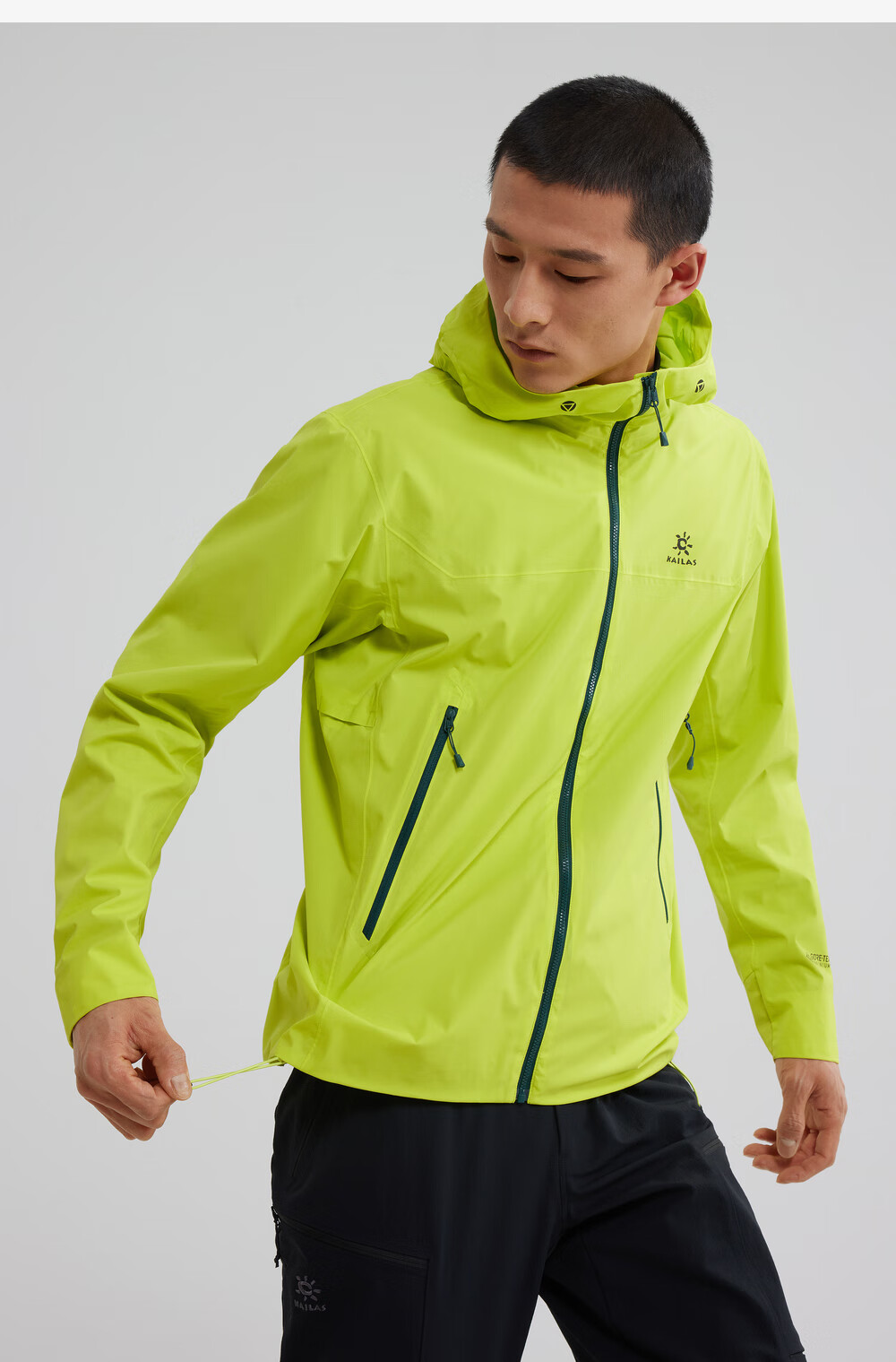 KAILAS Kailas Thunderbird LT Softshell Jacket Men GTX 2L Lightweight Breathable Windproof Hooded Spring Outdoor Jacket Men 12