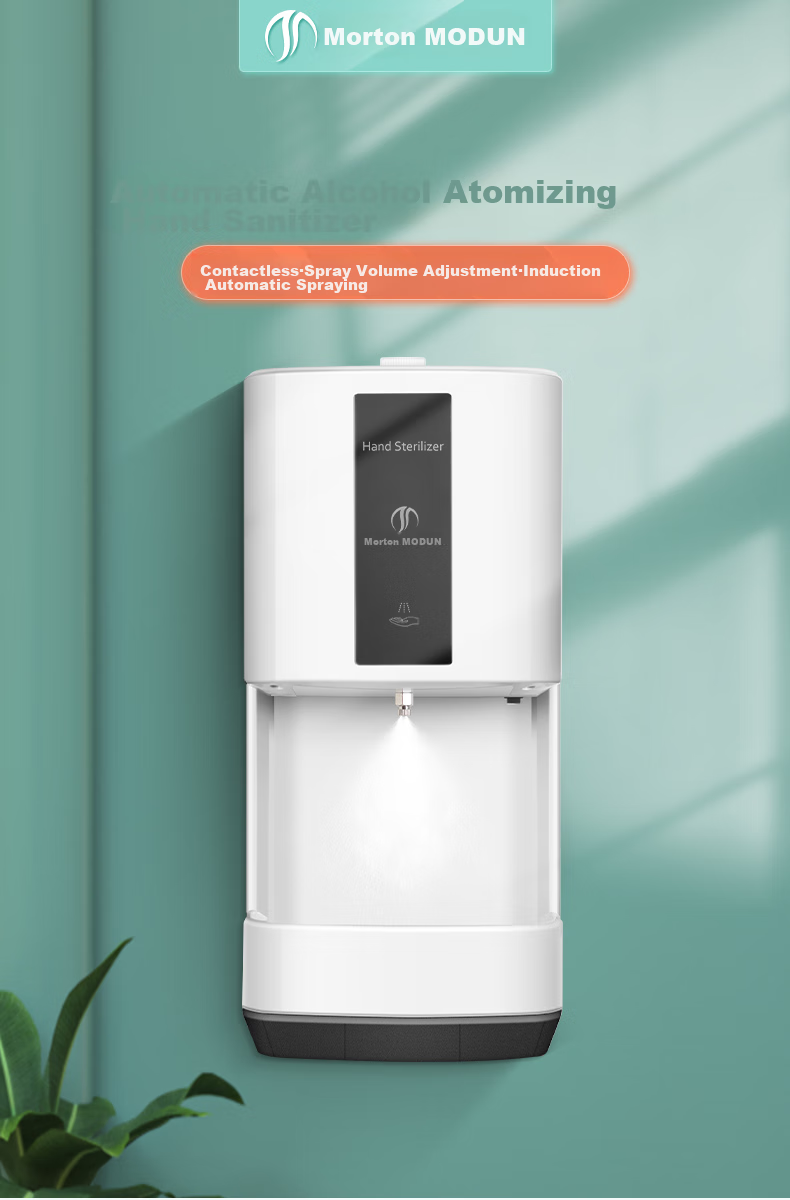 MODUN M-X6 Automatic Sensor Hand Sanitizer Wall-Mounted Alcohol Disinfection Machine, Sterilizing Spray Cleaner, Phone Sanitizer Sprayer 1
