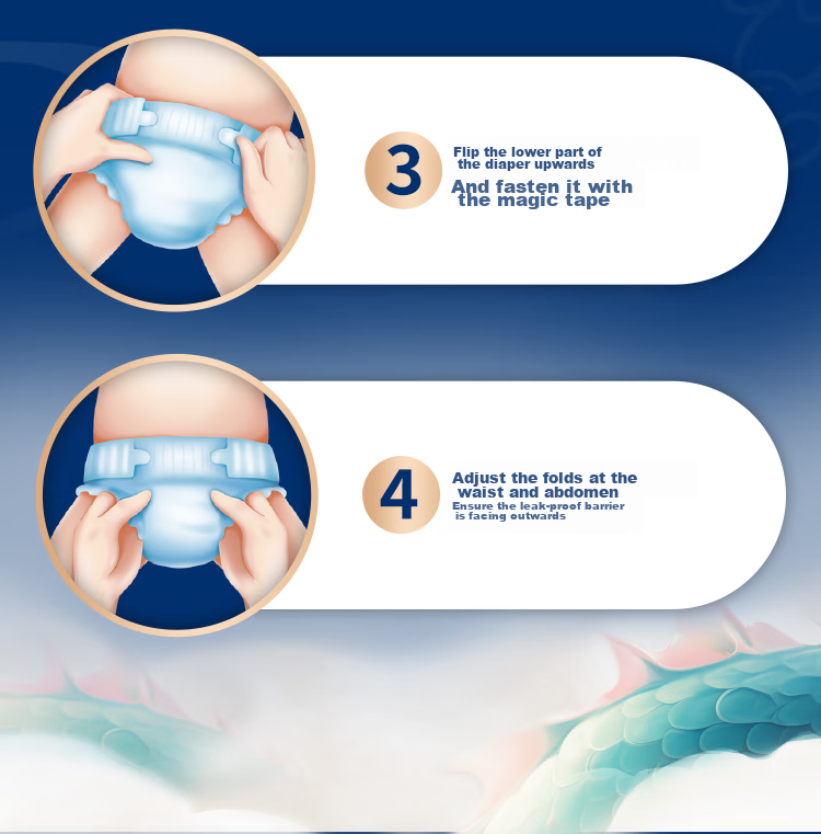 Bubandi [No Melamine Detected] Linglong Pants Pro Pull-Up Diapers XXXL 60 Pieces, Summer Ultra-Thin Baby Diapers 22