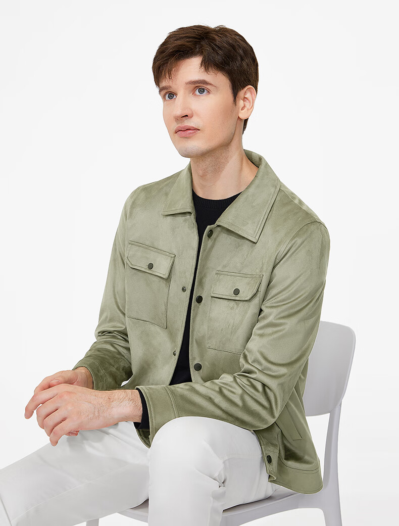 Goldlion GY Men's Jacket, Autumn Stand-Collar Casual Outerwear, Single Jacket JPF1369-LK104, Navy Blue, 3XL 1