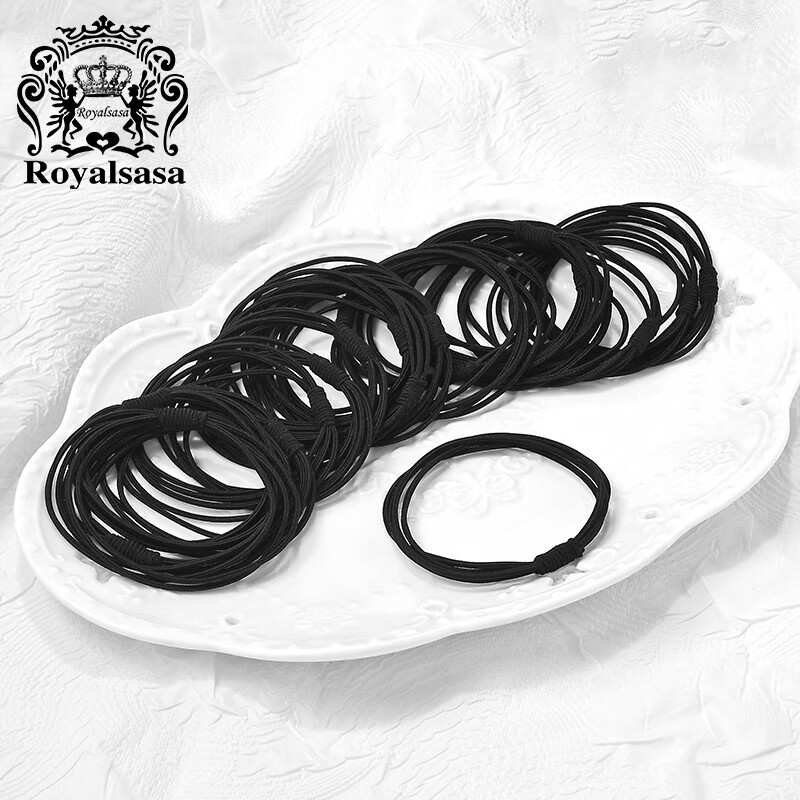 Royal Sasa Christmas Basic Set 20 Hair Elastics for Women High Elasticity Simple Cute Hair Ties Trending Hair Accessories
