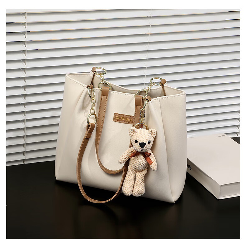 Aiqinghai Leather Handbag, Women's Tote Bag, Large Capacity Shoulder Bag, High-End Brand, Birthday Gift for Wife Or Girlfriend on May 20 11