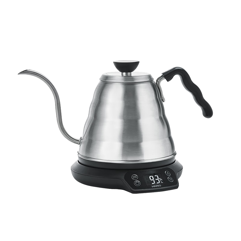 HARIO LED Temperature-Controlled Pour-Over Kettle with Smart Heating And Temperature Control for Home Use, 800ML Capacity