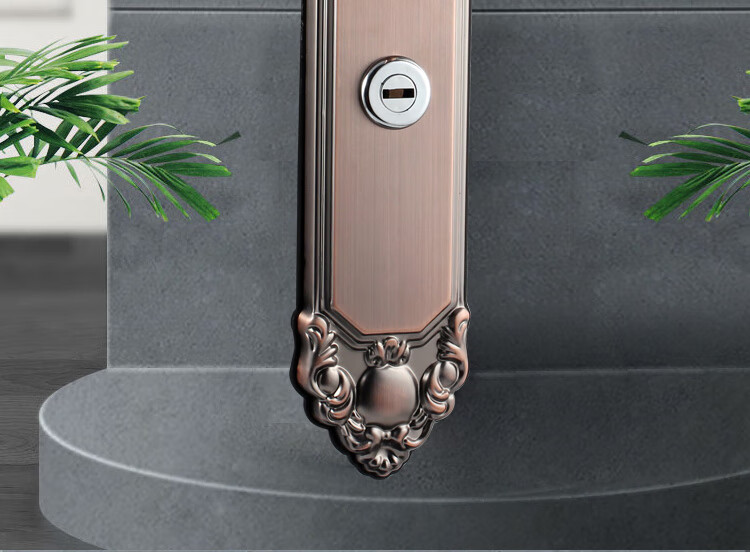Aoben Door Handle Anti-Theft Lock, Entrance Door Lock Stainless Steel Anti-Pry Lock W01 (Without Lock Body Or Lock Cylinder) 2