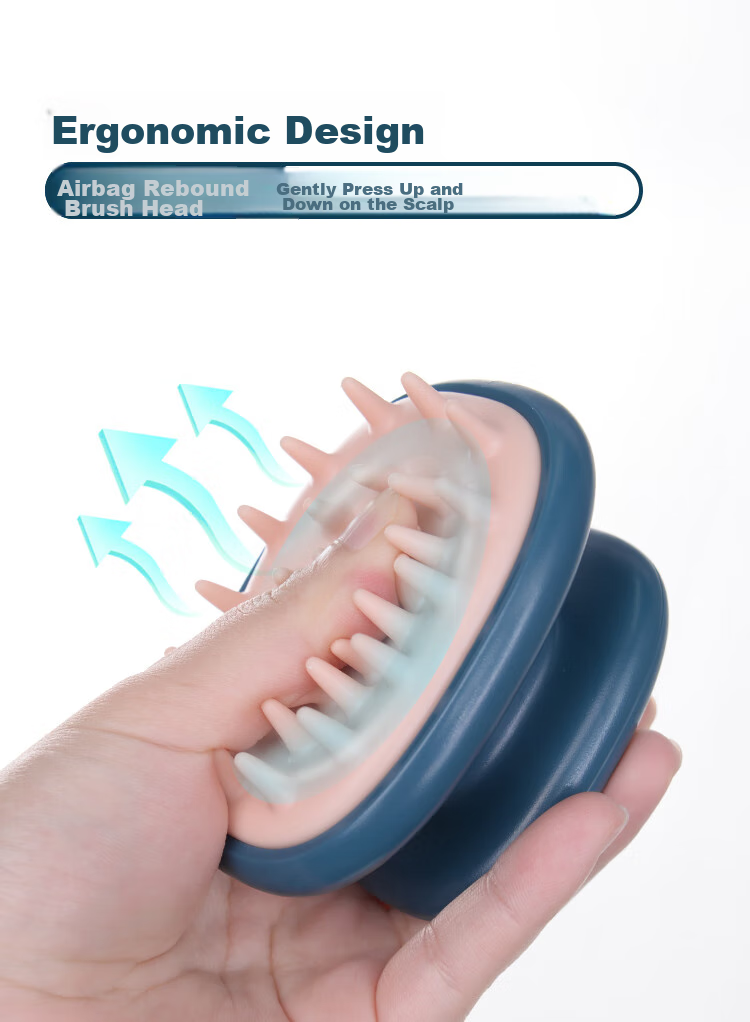 Creative Art Silicone Hair Washing Tool, Massage Comb, Scalp Cleaning Shampoo Brush, Children's Student Hair Comb 11