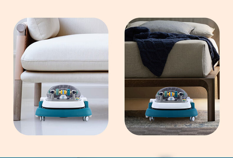 ANGI BABY Multifunctional Baby Walker Anti-Tip Foldable Push Toy Gift for Kids 8