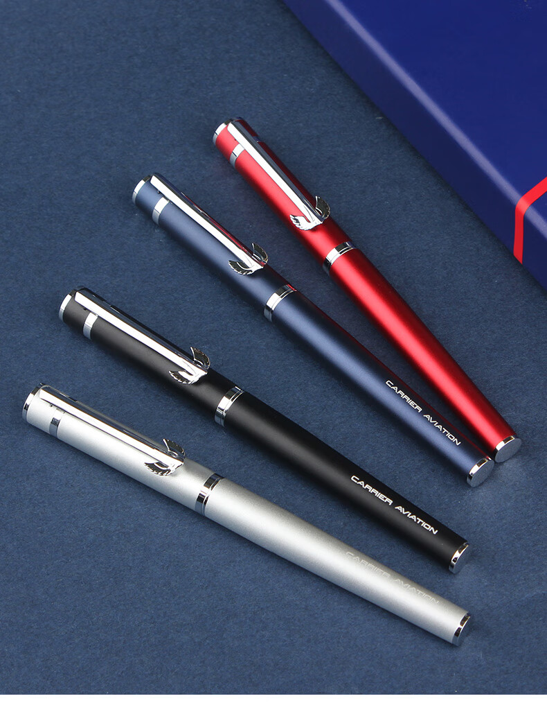 HERO Fountain Pen Gift Box, HERO × Shandong Aircraft Carrier H605D Co-Branded Series Notebook Gift Box, Signature Gift Box, Silver 12