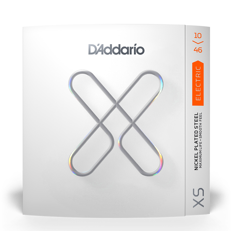 D'Addario XSE1046 American Imported Electric Guitar Strings Rust-Resistant Coated High Carbon Steel Medium 10-46