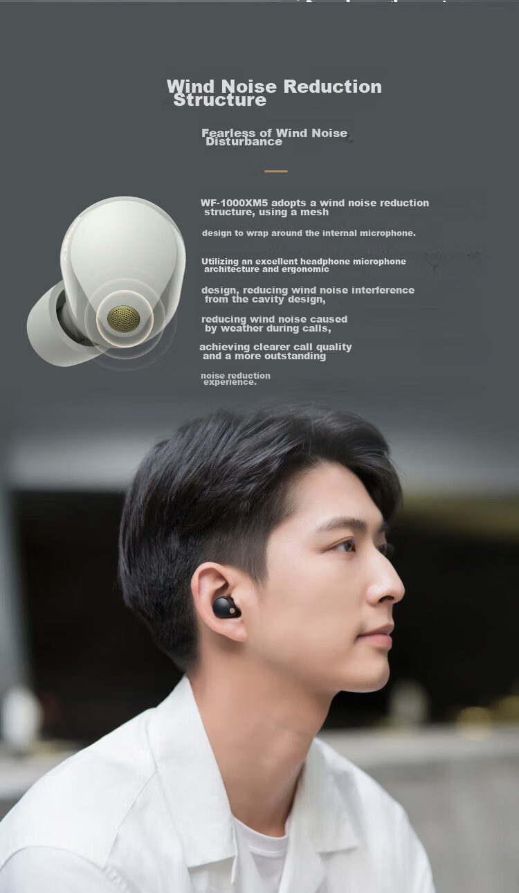 SONY WF-1000XM5 True Wireless Bluetooth Noise-Cancelling Earbuds, New Generation Noise-Cancelling Earbuds, Intelligent AI, Bluetooth 5.3, Platinum Silver, Double 11 Shopping Recommendatio 7