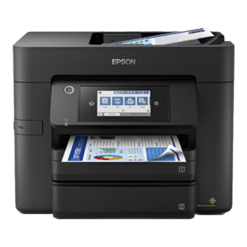 Epson WF-4838 A4 Color Inkjet All-In Printer Automatic Duplex Printing/Copying/Scanning/Faxing for Small to Medium Office Use Limited/Wireless