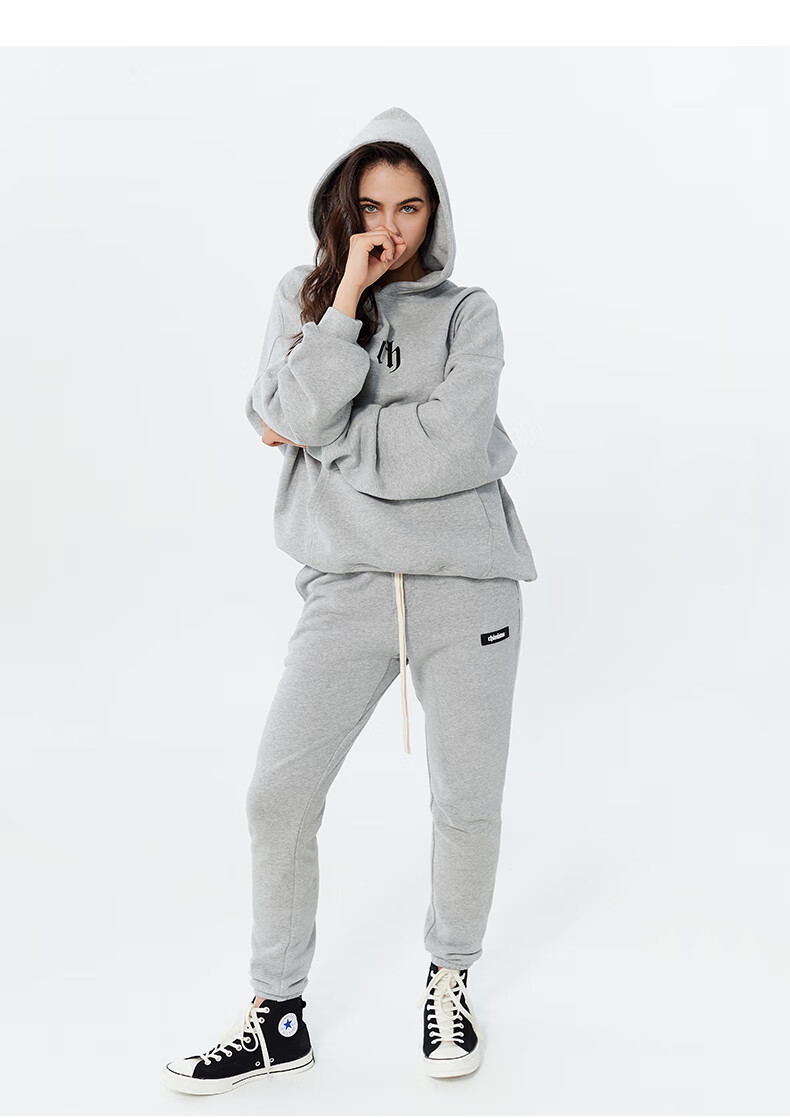 CHINISM CH Sweatshirt for Men, Spring And Autumn Classic Simple Couple's Top, Heavyweight American-Style Hoodie, Sports Casual Pullover Hooded Sweatshirt 16