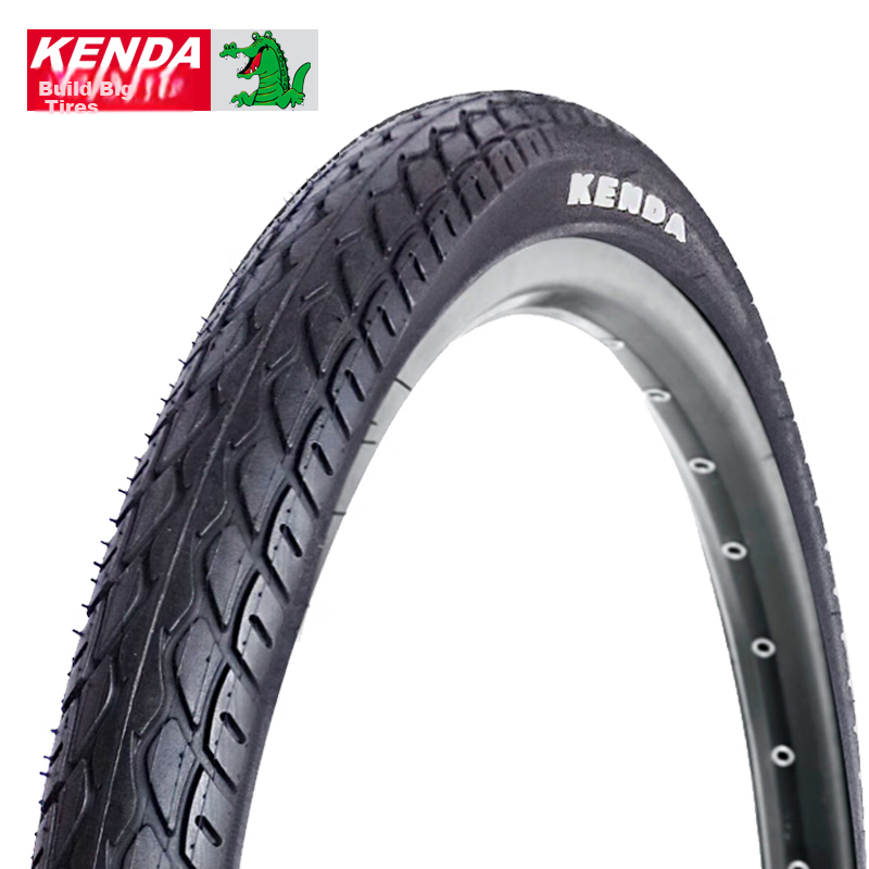 Велосипедная внешняя покрышка KENDA K924, 22X1.75, для городских велосипедов, противоскользящая, износостойкая, с гладкой головкой, винтажная, ретро, черная