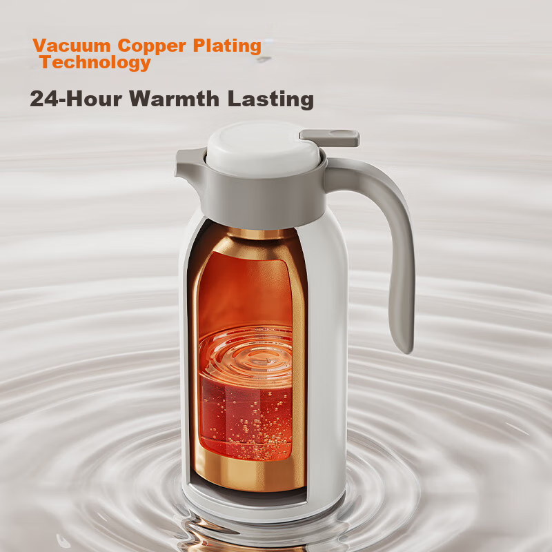 Термос Joyoung WF201, 2 л, белый, нержавеющая сталь 304, для дома, работы, учебы