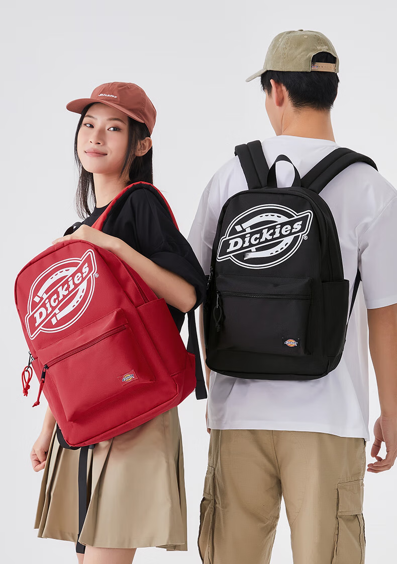 Dickies Backpack Laptop Bag Shoulder Bag for Women, Large Capacity Travel Bag, College Student Schoolbag for Middle And High School Students, Stylish Taro Purple 16