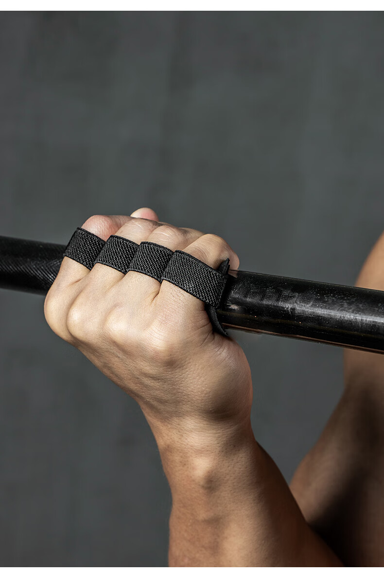 FITTER GEAR Fitness Gloves for Men, Single Bar Equipment Training, Weightlifting Cowhide Grip Assistance Band, Anti-Slip Palm Protection, Callus Preventio 6