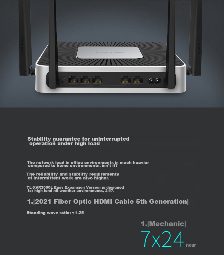 TP-LINK WiFi6 Enterprise-Grade Wireless VPN Router AX3000 Gigabit Ethernet Port, WiFi Wall-Penetrating/Adaptive Ports/AC Management TL-XVR3000L Easy Expansion Versio 15