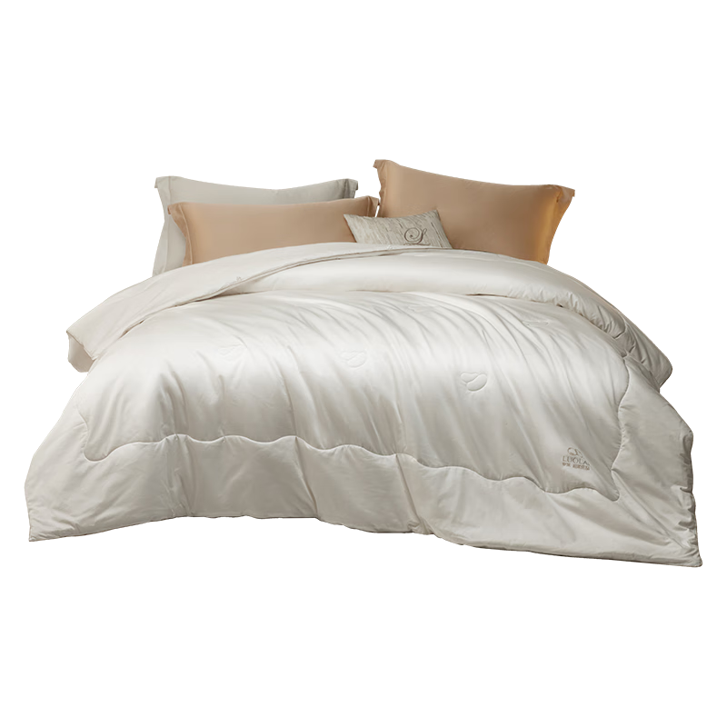 LUOLAI Home Textiles Quilt Duvet Insert, 100% Cotton Baby Class A 79% Soybean All-Season Comforter, Approximately 5.8 Jin (2.9 Kg)
