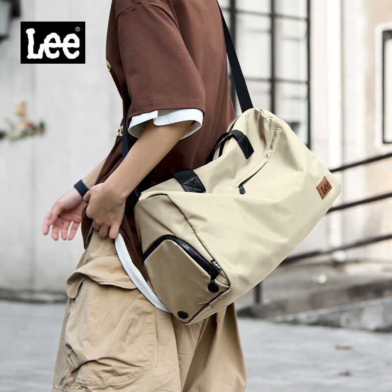 Lee Travel Bag with Wet And Dry Separation, Fitness Bag for Men, Crossbody Sports Bag, Large Capacity Handheld Luggage Bag for Wome