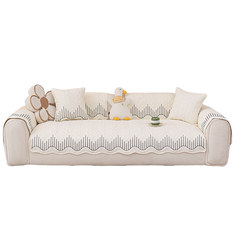 Wuyinliangpin Class A Maternity Sofa Cover, Pure Cotton Non-Slip 100% Cotton Sofa Slipcover Pad Towel, 90*160 Siji