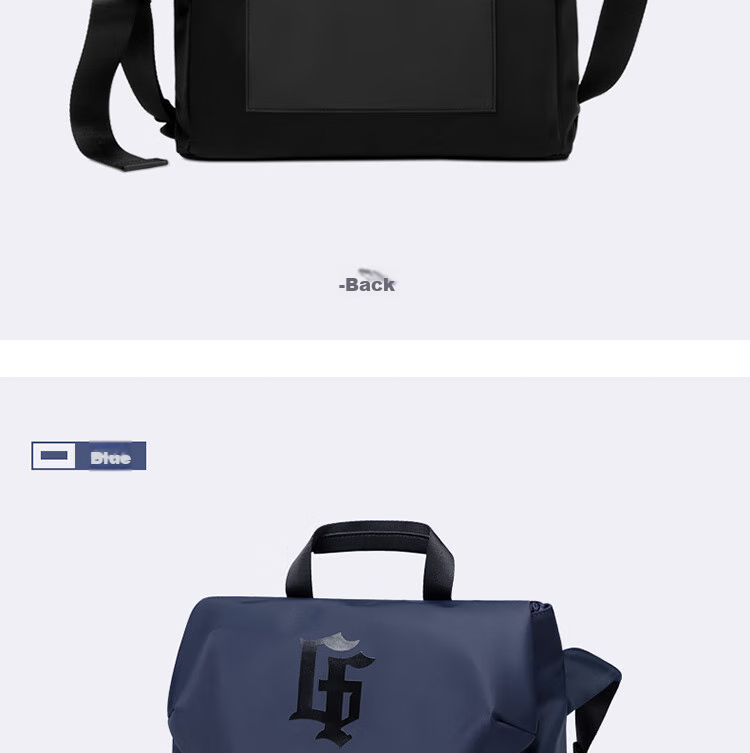 GOLF Shoulder Bag for Men, Trendy Large Capacity Crossbody Bag, Water-Resistant Casual Lightweight IPad Bag, Fashionable Sports Messenger Bag 28