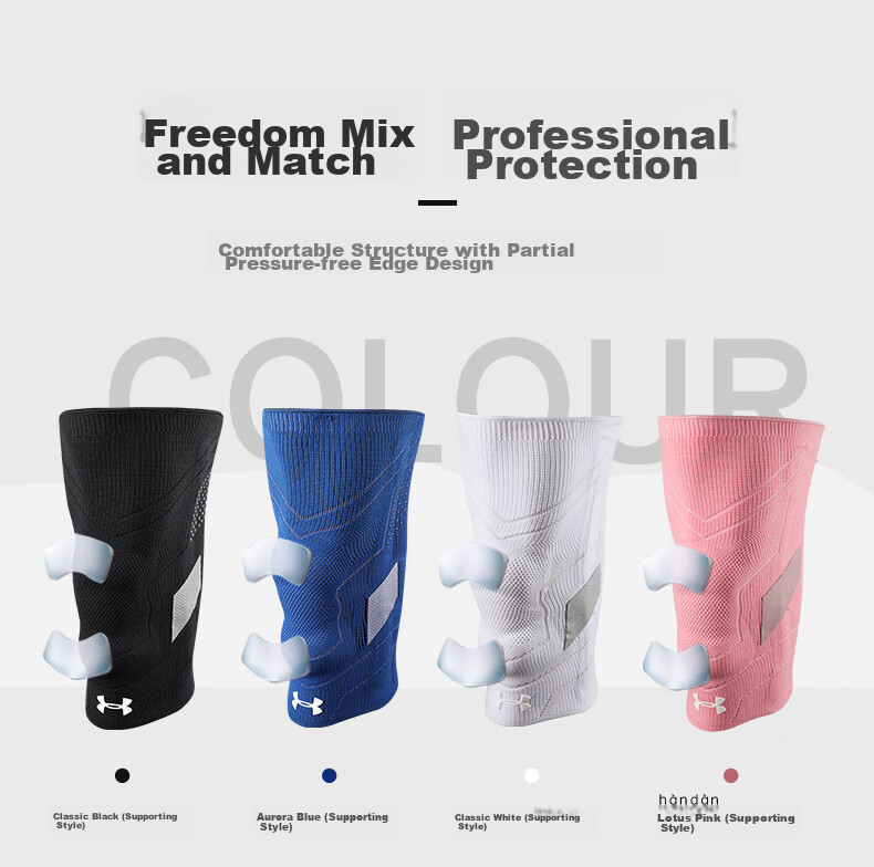 Under Armour Knee Brace for Sports, Running, Warmth, Arthritis, Meniscus, Medical-Grade, Basketball, Badminton, Black, Size M 17