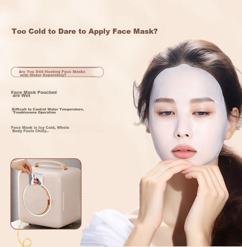 GEVILAN Beauty Refrigerator for Serum, Face Cream, Lipstick, Face Mask, Skincare Cosmetics, Cold Storage, Preservation And Organization, Specialized Mini Fridge, Gift for Girlfriend, Wife, Best Friend, Birthday Present, F1 White 4