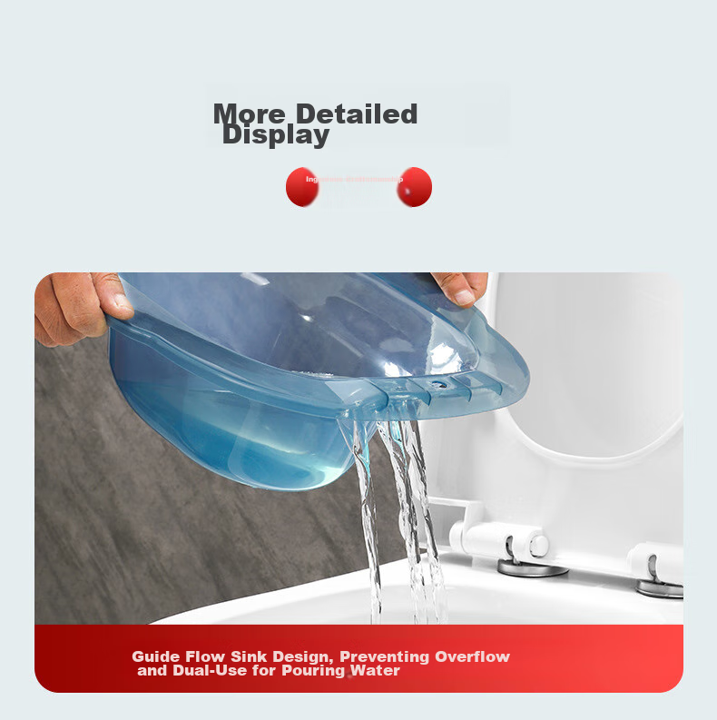 HOY BELL Sitz Bath Basin for Postpartum Women's Perineal Care, Male And Female Intimate Cleansing Basin, Medication Soaking without Squatting, Flushable Toilet Seat 8