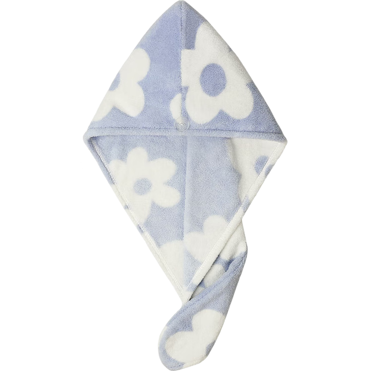 Grace Hair Drying Cap, 7A Grade Antibacterial Strong Absorbent, Thickened Head Wrap Snowflake Fleece Hair Towel Bath Cap Quick-Drying Towel