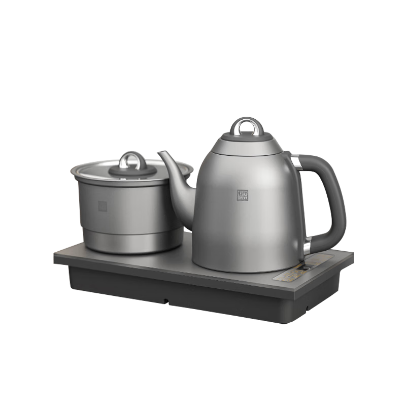 TILIVING (Titanium Living) Pure Titanium Tea Table Kettle, Fully Automatic Water Filling Kettle, Electric Kettle, Electric Tea Stove, Tea Brewing Set, Built-In All-In Machine, Tea Tray, Electric Kettle, Teapot