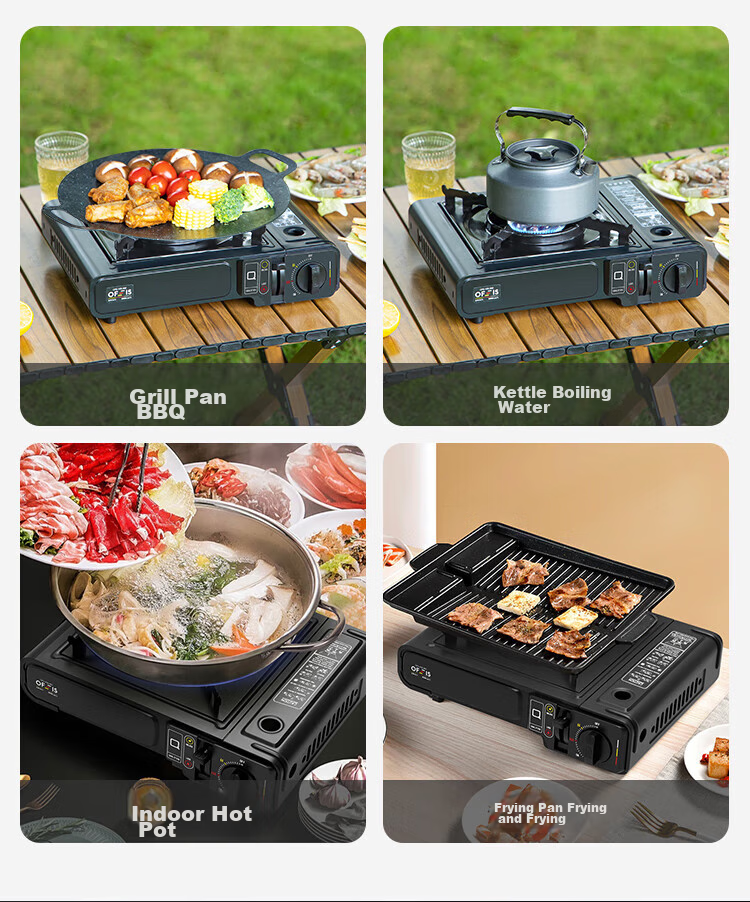 OFEIS Portable Stove, Explosion-Proof Outdoor Stove, Magnetic Stove, Camping Stove, Kasha Stove, Wilderness Gas Stove 17