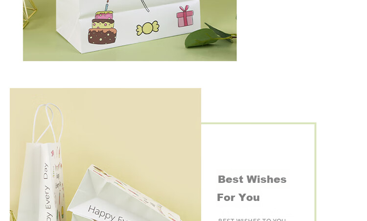Jidukongjian Gift Bags for Mid-Autumn Festival Gifts, Birthday Presents, And Party Favors, Packaging Handbags, Kraft Paper Bags, 10 Pieces 21