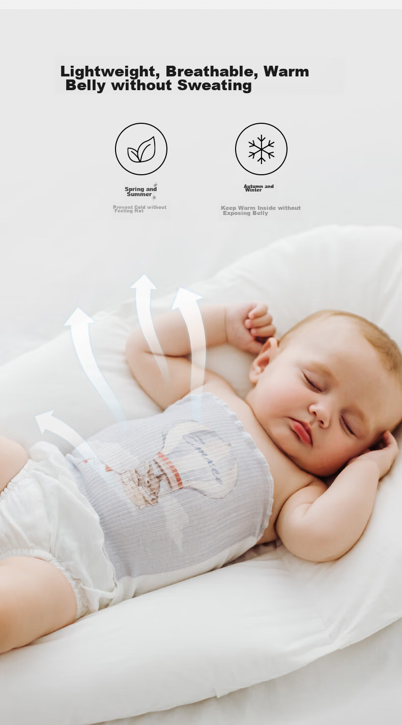 EMXEE Baby Belly Band, Spring And Autumn Infant Belly Protection Device, All-Season Newborn Umbilical Cord Protector, Belly Cover, 17*17cm 7