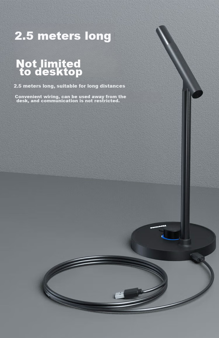 Newmine ZM09E Cantilever Stand, Computer Microphone, Gaming And Live Streaming Condenser Microphone for Karaoke, USB Noise-Cancelling Microphone, Desktop And Laptop Microphone 11
