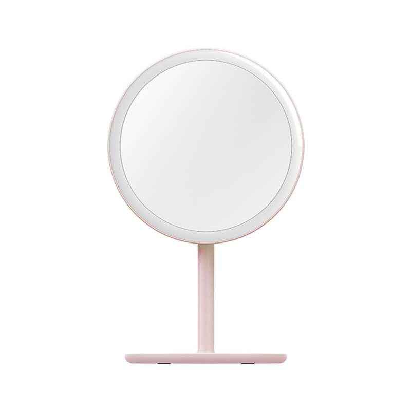 DOCO LAB Mirror with Light, Makeup Vanity Mirror, Bedroom Dorm Smart LED Makeup Mirror, Dressing Table Desktop High-Definition Touch-Up Mirror, Birthday Gift for Women, Present for Wife