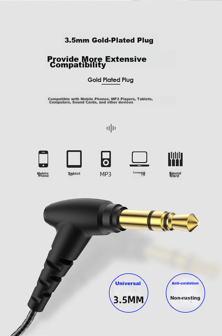 Aiken Scan7 In-Ear Monitoring Headphones, Blue, Wired Earbuds for Live Streaming And Broadcasting, with 3-Meter Cable, for Mid to Low Frequency Monitoring 11