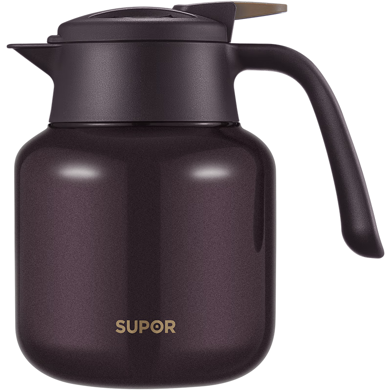 SUPOR Thermal Tea Pot, Business Tea Infuser, 316L Stainless Steel Insulated Pot, Home Use Steeping Pot, Large Capacity Tea-Water Separation Warm Water Kettle