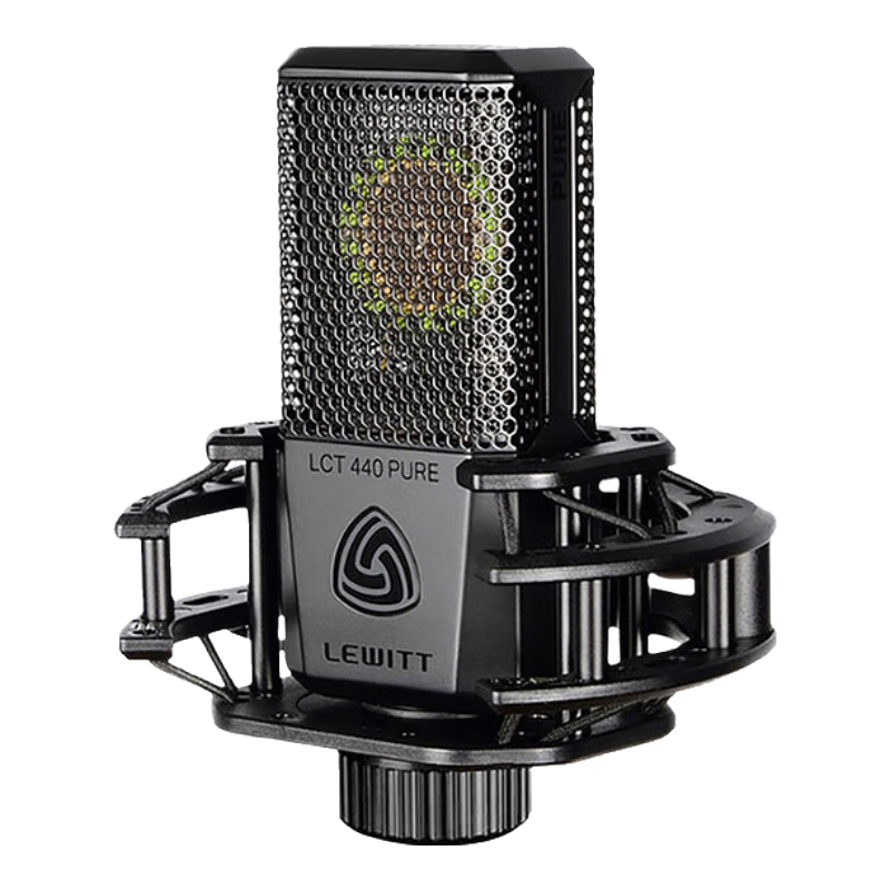 LEWITT LCT440ES Professional 48V Condenser Microphone Sound Card Kit for Mobile Phones, Computers, Live Streaming, Karaoke, Anchoring, Noise Reduction Recording, Complete Set of Microphone Equipment