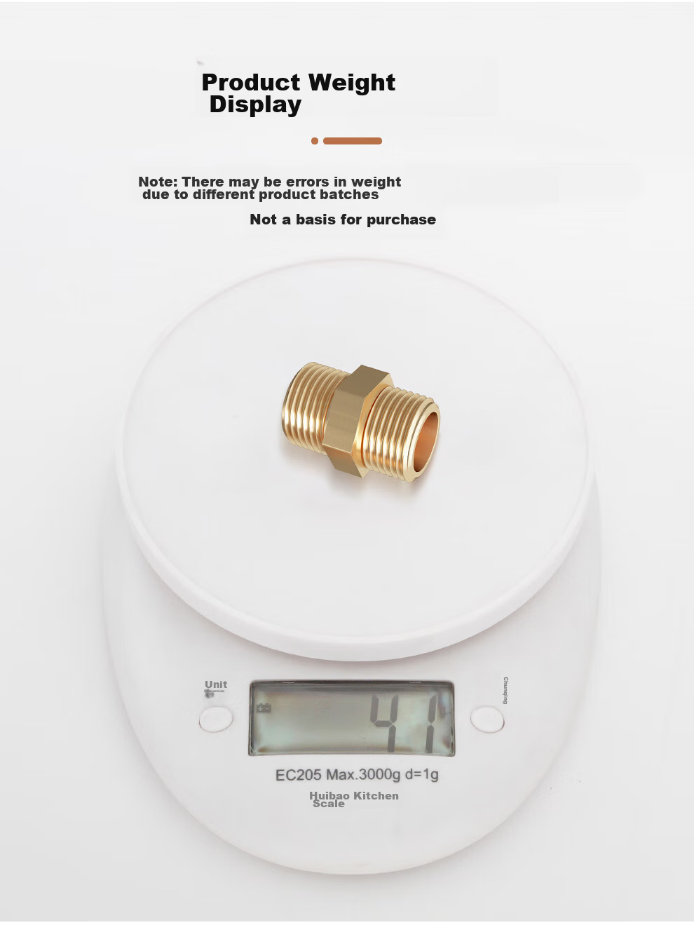 Larsd T1 Thickened Full Copper Double Threaded 1/2" External Thread Direct Water Inlet Pipe Fitting, Plumbing Accessory 8