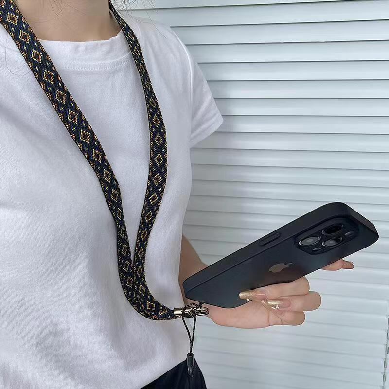 Zitai Phone Lanyard Phone Case Liquid Pendant Accessory USB Drive/Key/Phone Case for Apple/Huawei/Xiaomi/OPPO/VIVO Blue 1