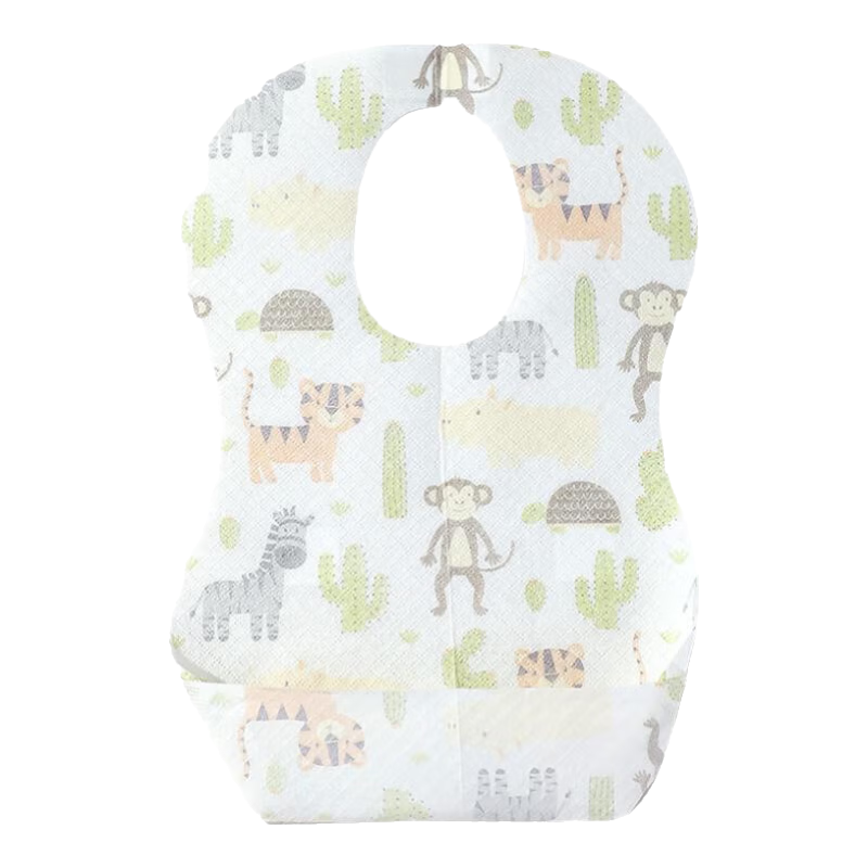 Taoqibaby Disposable Bibs for Babies, Waterproof And Stain-Resistant Drool Bibs for Feeding, Pack of 20