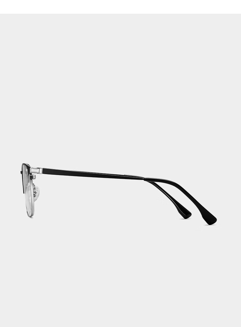 Jiaboli Color-Changing Anti-Blue Light Glasses for Men, Pure Titanium Browline Frame, Anti-Radiation, Non-Prescription, for Mobile Phones And Computers, Myopia Protection Goggles 11