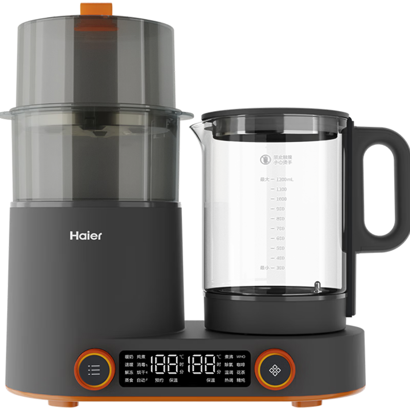 Haier Constant Temperature Kettle, Baby Bottle Sterilizer with Drying Function All-In Machine, Infant Formula Maker, Milk Powder Mixing Machine, Multi-Function M101