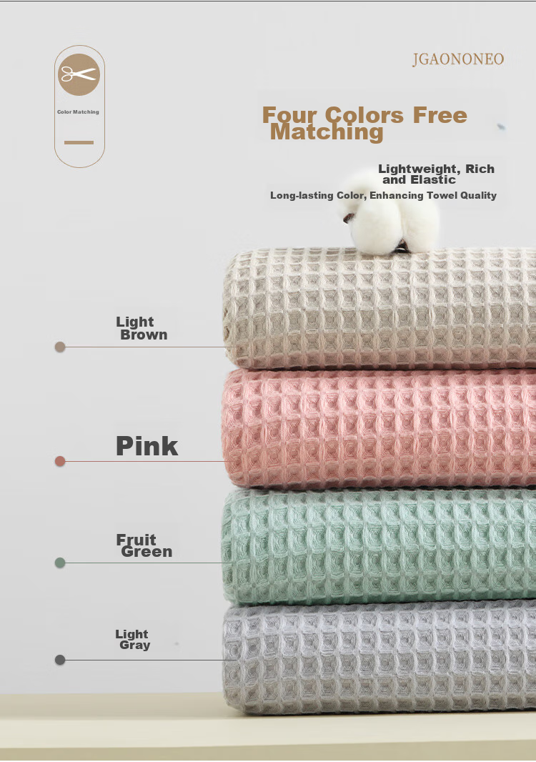 Xinya Towels, Pure Cotton Gauze, Adult Large Towels, 4 Pieces, Quick-Drying, Absorbent, Face Towels, Hair Drying And Bath Towels, 34×74cm 9