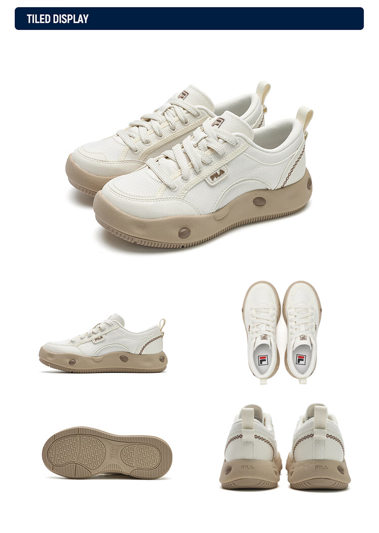FILAFILA Official Women's COOKIES Retro Canvas Shoes Fashion Casual Sneakers 46