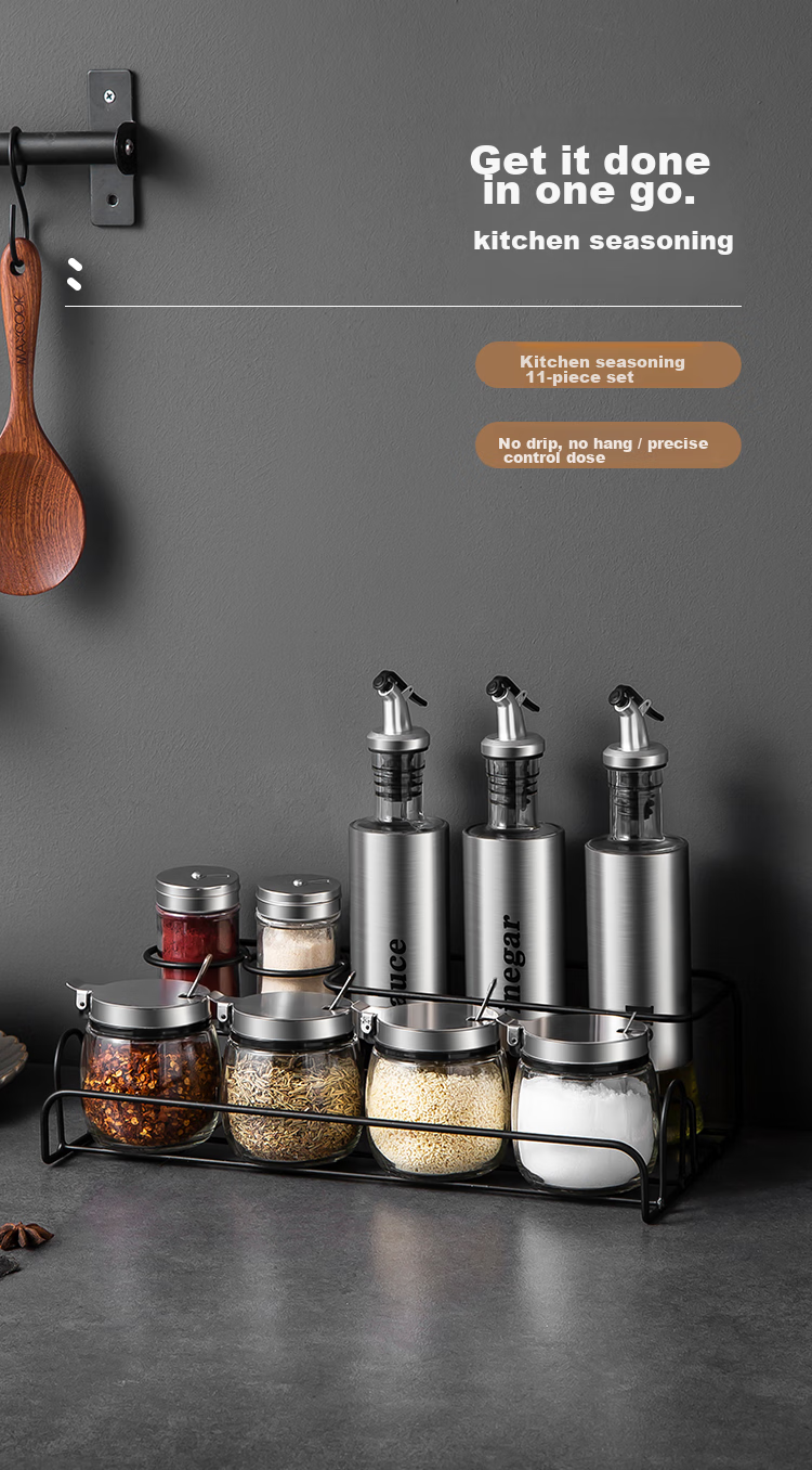 MAXCOOK Glass Oil Dispenser with Automatic Opening And Closing, Leak-Proof Kitchen Home Oil Bottle Container 550ml MCPJ0507 1