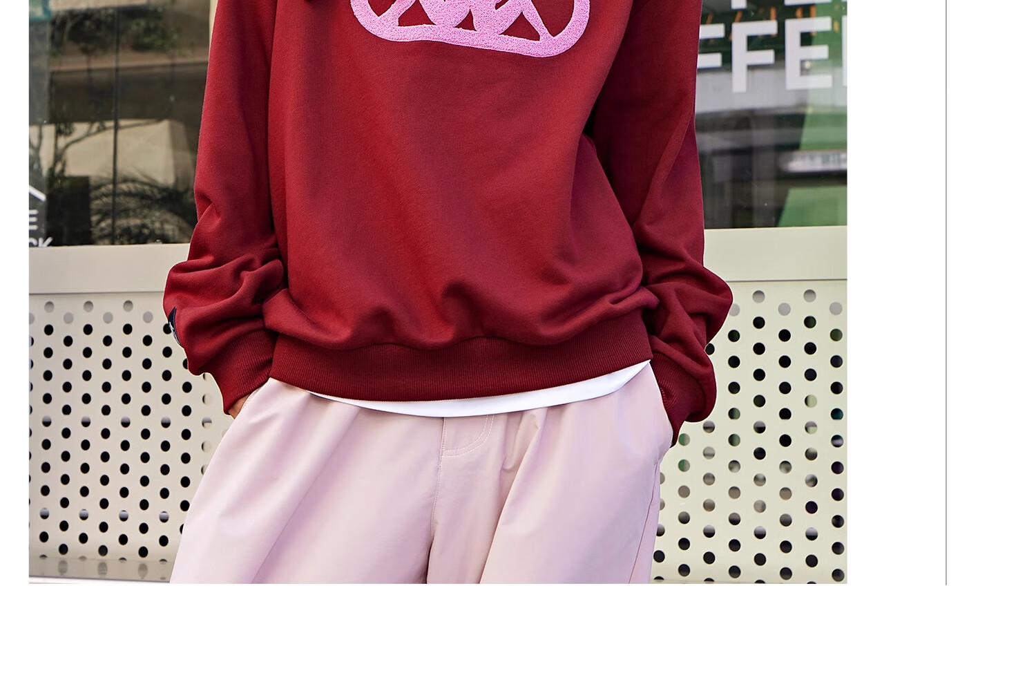 Kappa Back-To Red Sweatshirt New Style for Men And Women, Autumn New Year Knitted Sports Casual Pullover K0EY2MT30D 23
