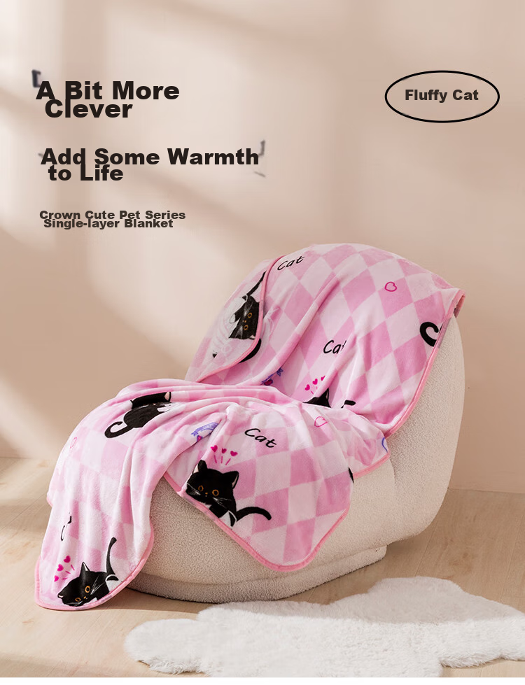 CROWN Blanket, Air Conditioning Quilt, All-Season Towel, Sofa Cover, Birthday Gift, Shawl, Nap Blanket, Bedding 1