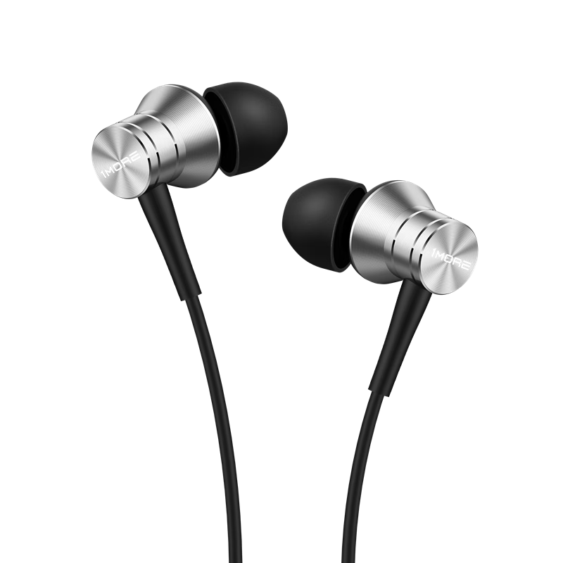 1MORE (1 MORE) [Jay Chou's Choice] E1009 Piston Headphones, Wired In-Ear Heavy Bass, with Mic for Calls And Karaoke, Compatible with Phones And Computers, Universal Deep Gray